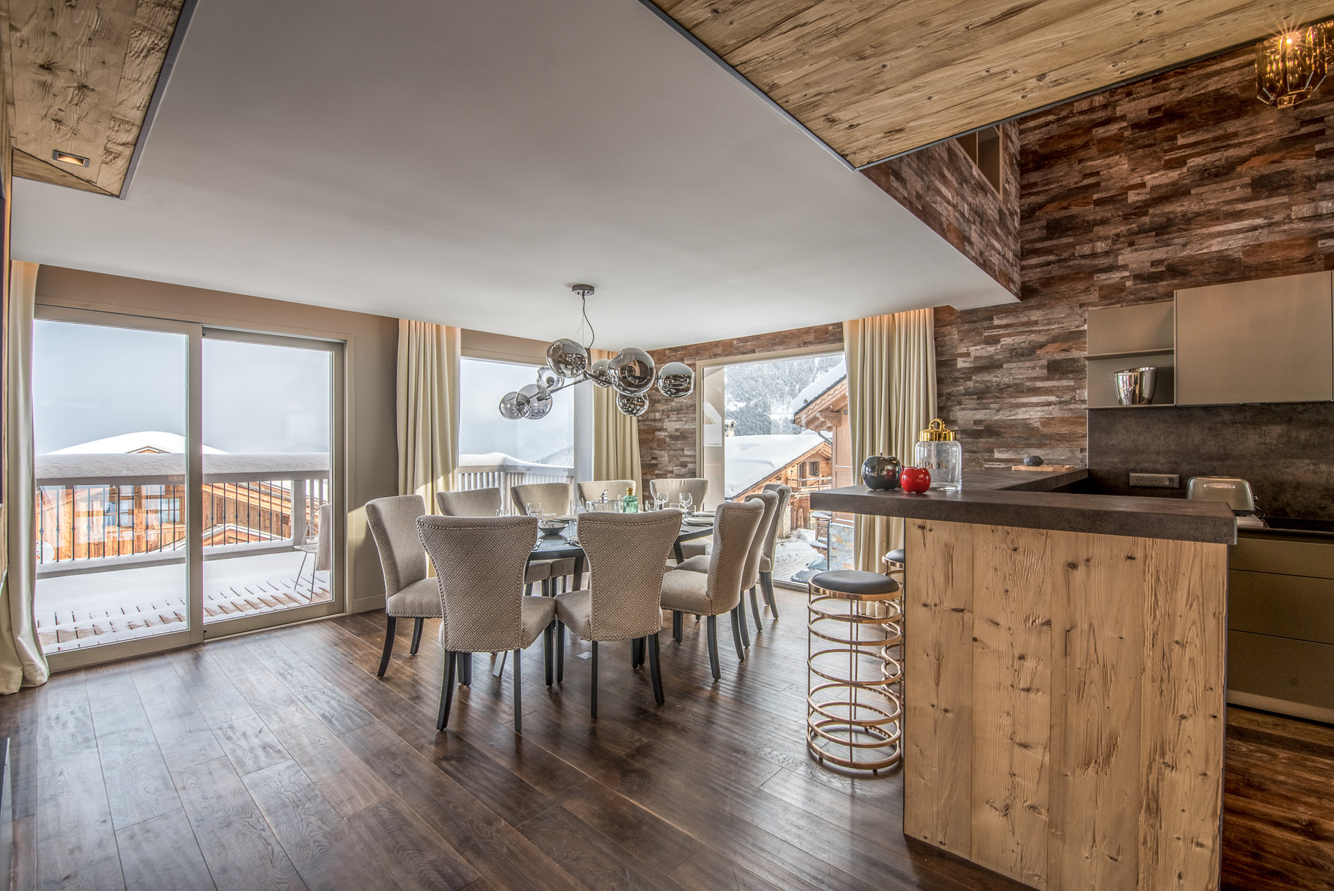 Chalet 6 Rooms 10 Persons Lodge - Chalet Patagonia 170 - Courchevel 1550